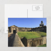 El Morro, San Felipe Castle, Drawbridge, vooraan Briefkaart (Voorkant / Achterkant)