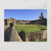 El Morro, San Felipe Castle, Drawbridge, vooraan Briefkaart (Voorkant)