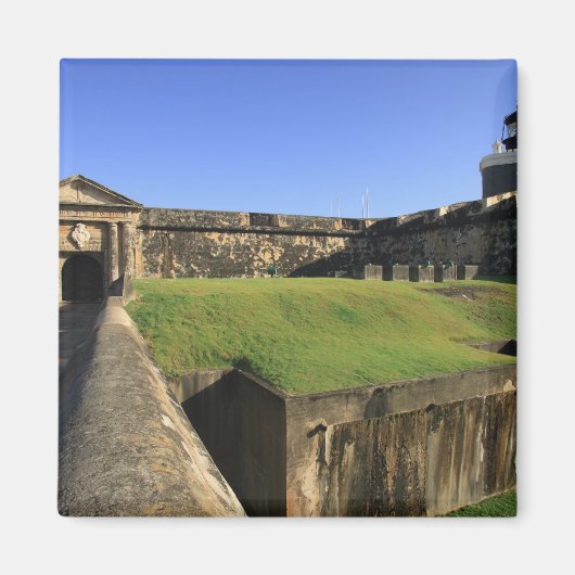 El Morro, San Felipe Castle, Drawbridge, vooraan Magneet (Voorkant)