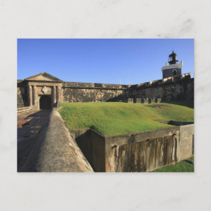 El Morro, San Felipe Kasteel, Ophaalbrug, voorzijd Briefkaart