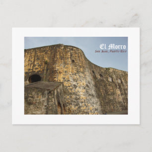 El Morro, San Juan, Puerto Rico Briefkaart