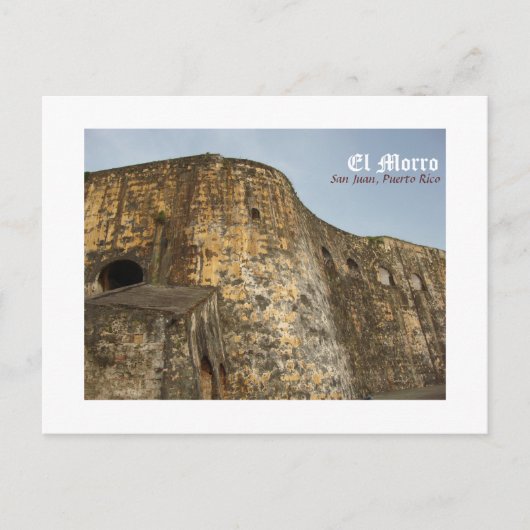 El Morro, San Juan, Puerto Rico Briefkaart (Voorkant)