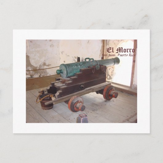 El Morro, San Juan, Puerto Rico Briefkaart (Voorkant)