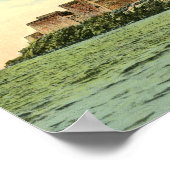 El Morro uit het Zee, Havana, Cuba 1913 Poster (Hoek)