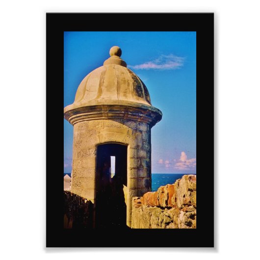 El Morro Watchtower Foto Afdruk (Voorkant)