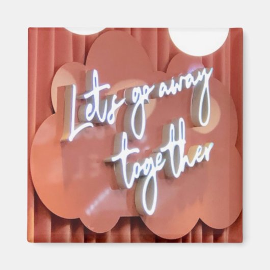 El & N Laten we samen weggaan 2025 magneet (Voorkant)