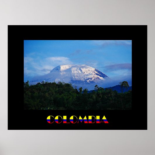 El Nevado del Tolima Colombia Poster (Voorkant)