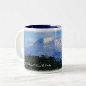 El Nevado del Tolima Colombia Travel Mug Tweekleurige Koffiemok (Voorkant links)