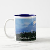 El Nevado del Tolima Colombia Travel Mug Tweekleurige Koffiemok (Links)