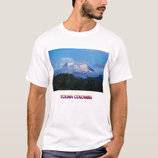 El Nevado del Tolima Mannen T-Shirt (Voorkant)