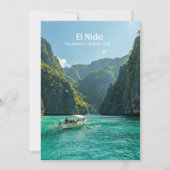 El Nido: De verborgen parel van Palawan Feestdagenkaart (Voorkant)