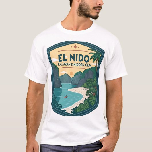 El Nido: De verborgen parel van Palawan T-shirt (Voorkant)
