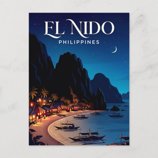 El Nido Filipijnen Briefkaart (Voorkant)