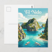 El Nido Filipijnen Briefkaart (Voorkant / Achterkant)