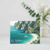 El Nido Filipijnen Briefkaart (Staand voorkant)