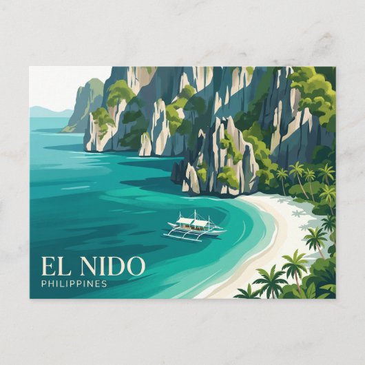 El Nido Filipijnen Briefkaart (Voorkant)