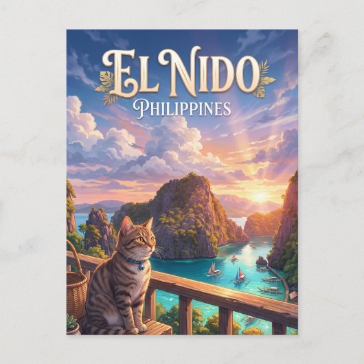 El Nido Filipijnen Briefkaart (Voorkant)