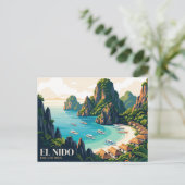 El Nido Filipijnen Briefkaart (Staand voorkant)