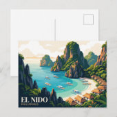 El Nido Filipijnen Briefkaart (Voorkant / Achterkant)