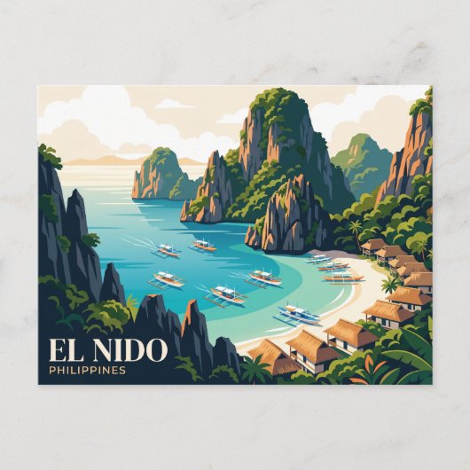 El Nido Filipijnen Briefkaart (Voorkant)