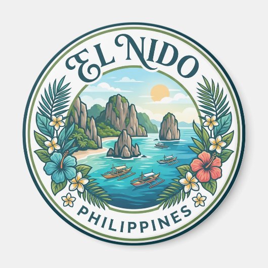 El Nido Filipijnen Magneet (Voorkant)
