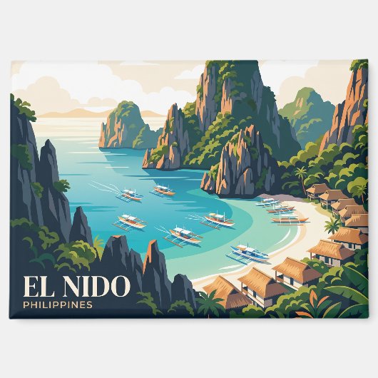 El Nido Filipijnen Magneet (Voorkant)