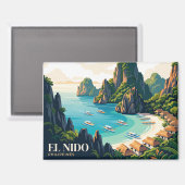 El Nido Filipijnen Magneet (Voorkant / Achterkant)