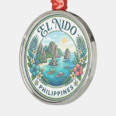 El Nido Filipijnen Metalen Ornament (Links)