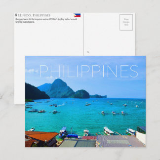 El Nido, Filipijnen Reisansichtkaart Briefkaart