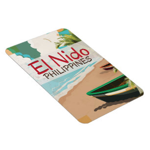 El Nido Filippijns poster van reizen Magneet