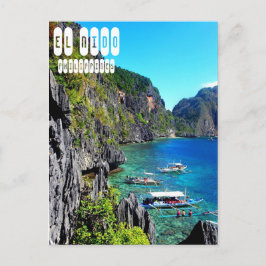 El Nido in Palawan Filipijnen Briefkaart