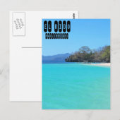 El Nido in Palawan Filipijnen Briefkaart (Voorkant / Achterkant)