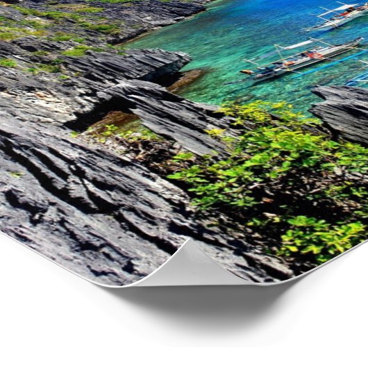 El Nido in Palawan Poster (Hoek)