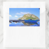 El Nido in Palawan Rechthoekige Sticker (Tas)