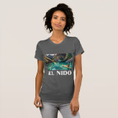 : El Nido, Palawan, Prachtig strand, Filipijnse la T-shirt (Voorkant volledig)