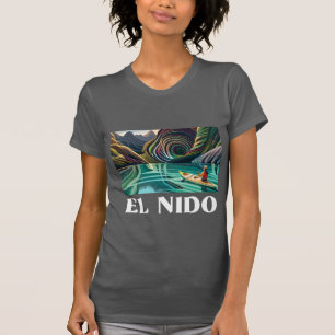 : El Nido, Palawan, Prachtig strand, Filipijnse la T-shirt
