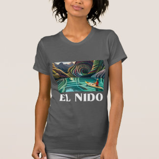 : El Nido, Palawan, Prachtig strand, Filipijnse la T-shirt