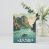 El Nido Philippines Travel Briefkaart (Staand voorkant)