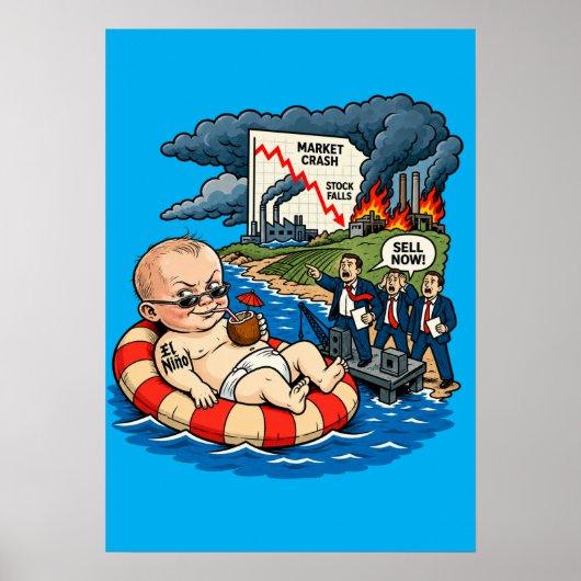 El Nino Natural Disaster Poster (Voorkant)