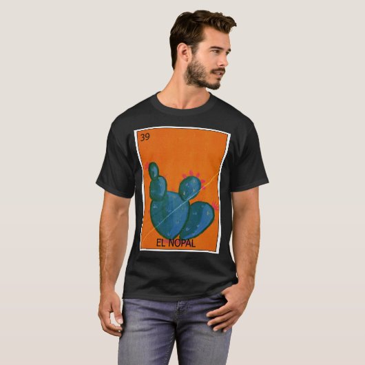 El Nopal Loteria T-shirt (Voorkant volledig)
