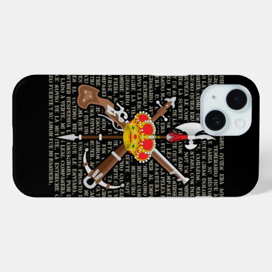 El novio de la muerte Case-Mate iPhone case (Achterkant (horizontaal))