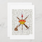 El novio de la muerte feestdagenkaart (Voorkant / Achterkant)