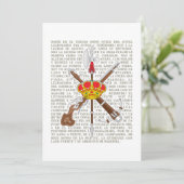 El novio de la muerte feestdagenkaart (Staand voorkant)