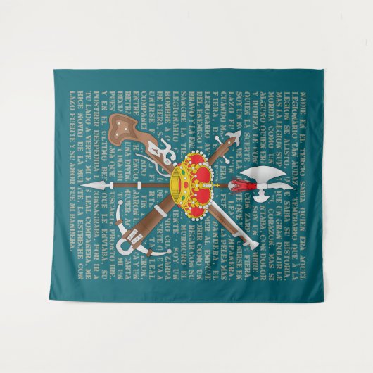 El novio de la muerte wandkleed (Voorkant (horizontaal))