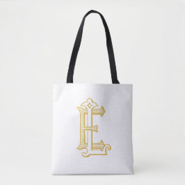 EL of LE monogram initialen logo canvas tas