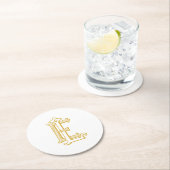 EL- of LE-monogram onderzetters antiek vintage in  (Insitu)