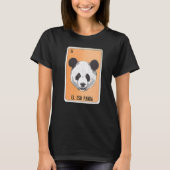 El Oso Panda Mexican Slang Lottery Bingo Kaarten T-shirt (Voorkant)