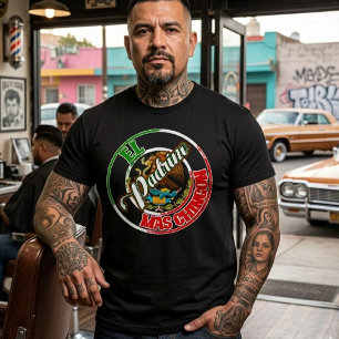 El Padrino Mas Chingon Mexicaans Mexico Print Prid T-shirt
