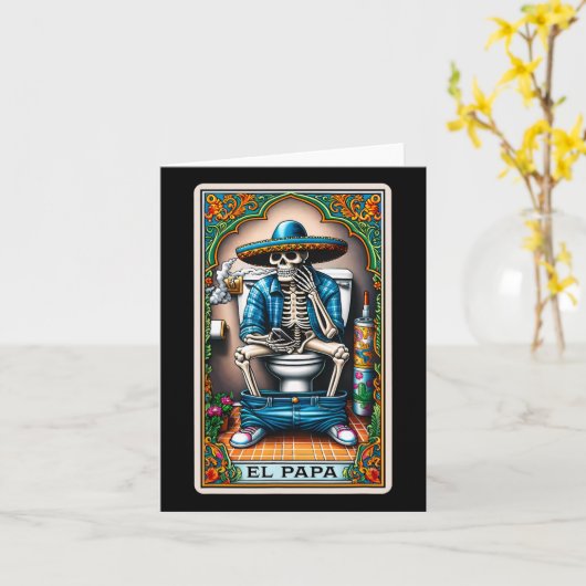 El Papa Latino Tarot Kaart Spaans Doen Vader (Gele Bloem)
