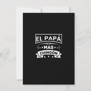 El Papa Mas Chingon Funny Mexicaanse vaders Kaart